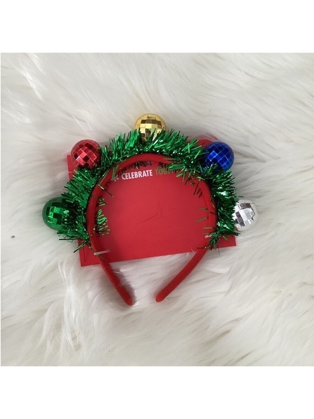Celebrate Together from Kohls Christmas Ornament headband new
